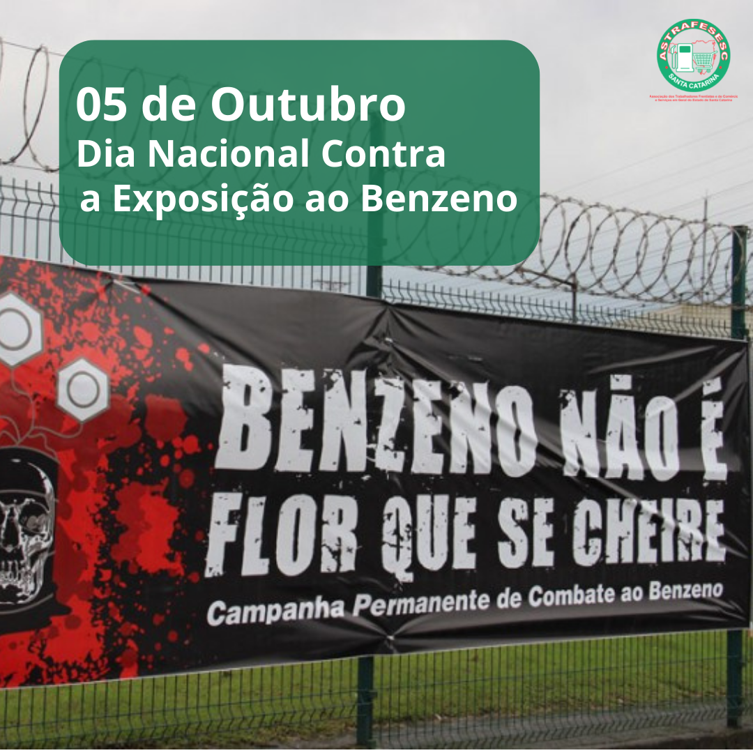 Dia Nacional de Luta Contra a Exposição ao BENZENO